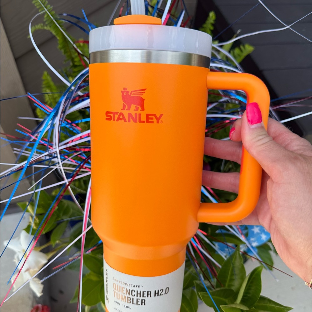 Stanley Orange Water Bottle Thermos Dining Essential